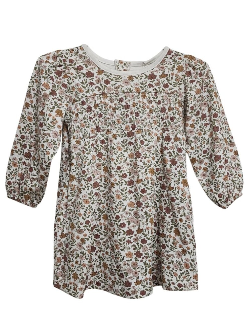 NWT - Floral Print Organic Cotton Dress - size 2T